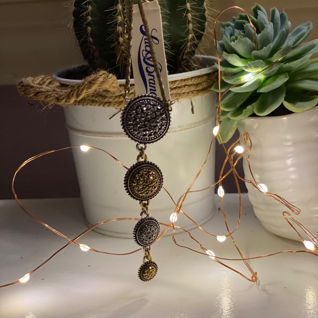 Lucky Brand Locked Safe And Sound Necklace